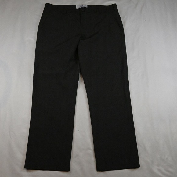 Bluffworks 37 x 30 Dark Gray Straight Made in NYC Dress‎ Pants - Picture 1 of 3